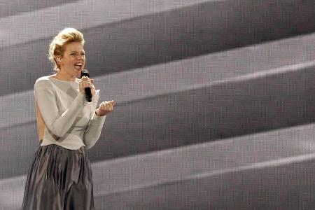 Levina während ihres Auftritts beim Eurovision Song Contest