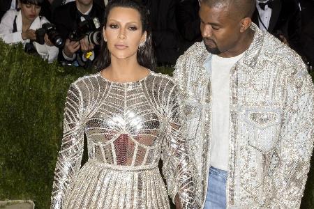 Kim Kardashian und Kanye West auf der Met Gala 2016