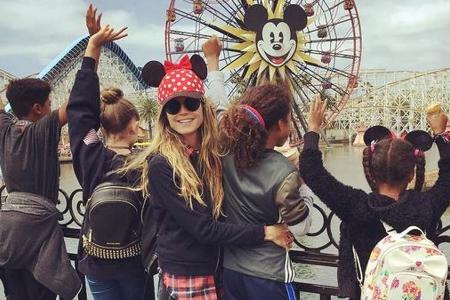 Heidi Klum genießt in Disneyland die Zeit mit ihren vier Kindern