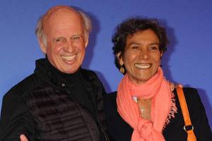 Willy und Sônia Bogner im März 2016 bei der Premiere von "Eddie the Eagle - Alles ist möglich" in München