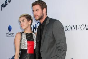 Miley Cyrus und Liam Hemsworth im Jahr 2013