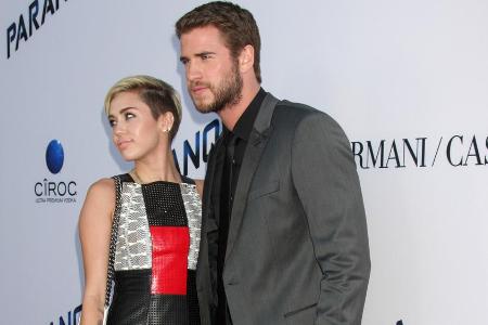 Miley Cyrus und Liam Hemsworth im Jahr 2013