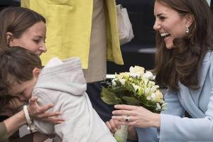 Große Wirkung auf den kleinen Mann: Herzogin Kate in Luxemburg