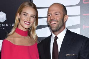 Die frischgebackenen Eltern: Rosie Huntington-Whiteley und Jason Statham