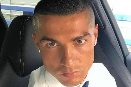 Cristiano Ronaldo präsentiert seine neue Frisur auf Instagram