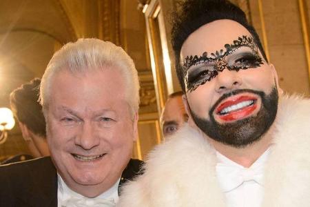 Harald Glööckler (r.) und Dieter Schroth leben in einer Eingetragenen Partnerschaft