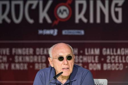 Grünes Licht für Rock am Ring: Veranstalter Marek Lieberberg bei der Pressekonferenz