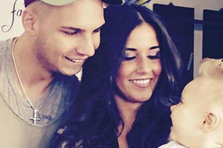 Ein Bild aus glücklicheren Zeiten: Pietro, Sarah und Alessio Lombardi vor der Trennung