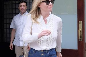Kirsten Dunst auf den Straßen New Yorks