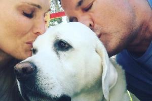 Molly Sims, ihr Mann Scott und ihr bester Freund Duke