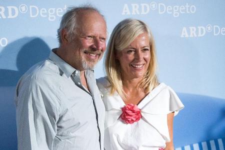 Sommer-Look: Judith und Axel Milberg bei ARD Degeto Get together im Rahmen des Filmfestes München 2017