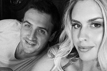 Eine sehr glückliche Familie: Ryan Lochte, Kayla Rae Reid und ihr Sohn Caiden Zane Lochte