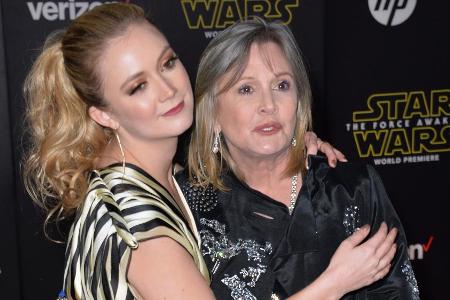 Carrie Fisher (r.) und Billie Lourd im Jahr 2015
