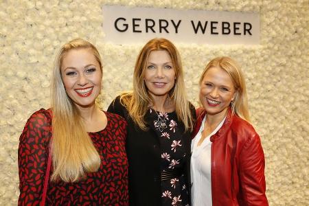 Ruth Moschner, Ursula Karven und Nova Meierhenrich (v.l.n.r) bei der Launch-Party von Gerry Weber in Hamburg
