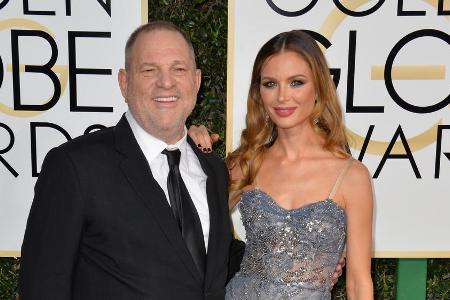 Aktuell schwer vorstellbar, dass sich Harvey Weinstein und seine Frau Georgina Chapman je wieder so innig zeigen werden