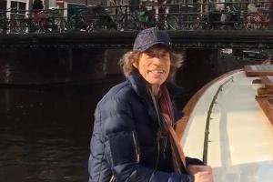 Die Ruhe vor dem Sturm: Mick Jagger genießt die Zeit in Amsterdam