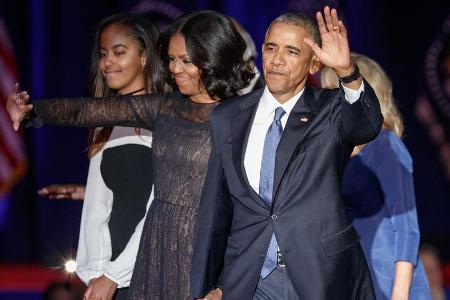 Barack Obama und seine Frau Michelle werden vielleicht bald New Yorker