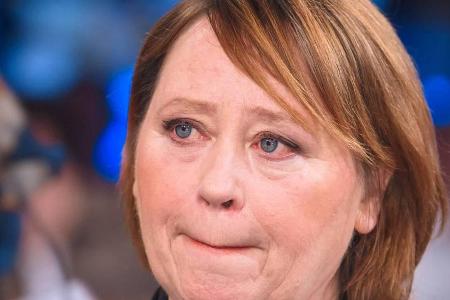 Marie Gruber bei einem TV-Auftritt