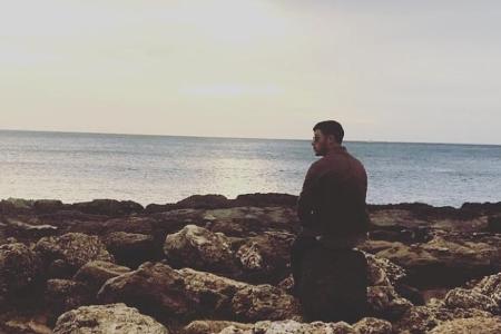 Hält vor dieser großartigen Kulisse kurz inne: Nick Jonas