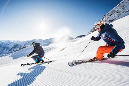 Sonniger Traumtag auf dem Stubaier Gletscher