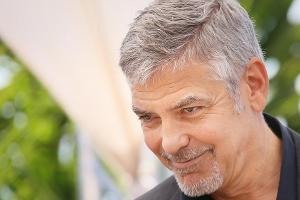 George Clooney bei einem Auftritt in Frankreich