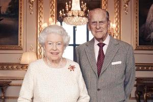 Am Montag sind sie 70 Jahre verheiratet: Queen Elizabeth II. und Prinz Philip - dieses Foto wurde vom Palast zum Jubiläum "w...