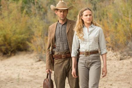 Jimmi Simpson (l.) und Evan Rachel Wood in 