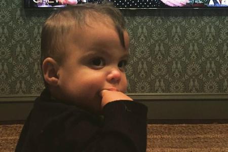 Diesen Schnappschuss von ihrem Sohn veröffentlichte Ellen Pompeo