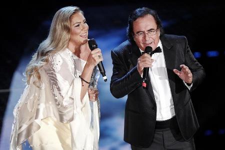Al Bano und Romina Power während eines Auftritts in Sanremo