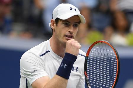 Andy Murray freut sich nicht nur auf dem Platz