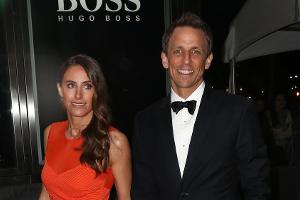 Seth Meyers und seine Frau Alexi Ashe freuen sich über auf ein zweites Kind im kommenden Jahr