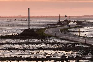 Wenn die Flut kommt, müssen sich die Autofahrer beeilen