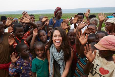 Meghan Markle setzt sich unter anderem für Kinderpatenschaften ein