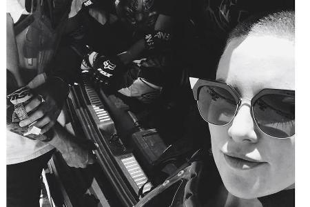 Kate Hudson hat nur noch wenig Haare auf dem Kopf