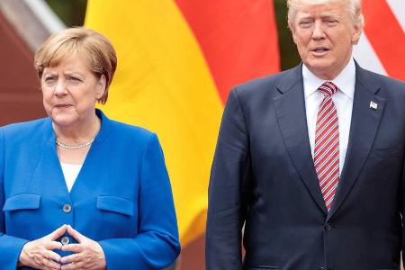 Merkel und Trump treffen auch beim Gipfel in Hamburg aufeinander