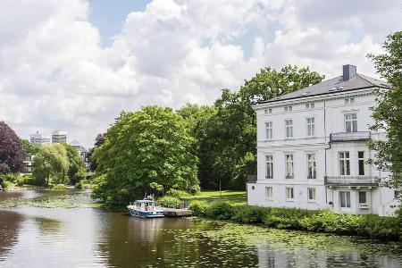 Das Gästehaus des Senats liegt an der Alster und hat bald einen berühmten Gast mehr