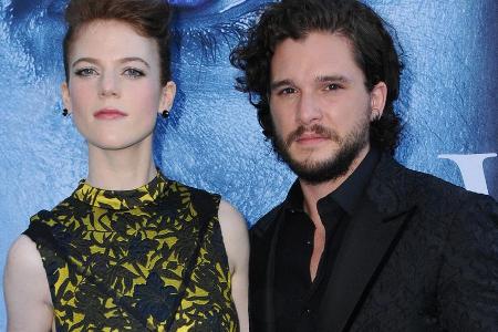 Rose Leslie und Kit Harington bei der Premiere von 