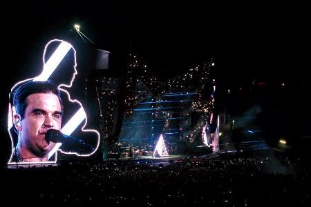 Robbie Williams brachte das Olympiastadion in München zum Beben