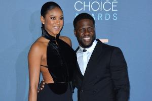 Kevin Hart mit seiner Frau Eniko Parrish