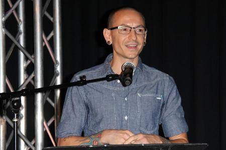 Chester Bennington bei einem Auftritt in Los Angeles