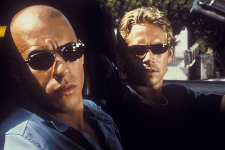 Vin Diesel (l.) und der mittlerweile verstorbene Paul Walker in 