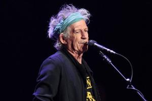 Keith Richards bei einem Auftritt in New York