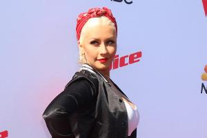 Das musikalische Talent liegt in der Familie: Sängerin Christina Aguilera freut sich über die Show-Einlage ihres Sohnes