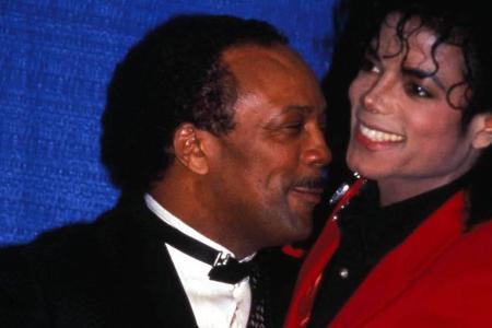 Quincy Jones (l.) und Michael Jackson arbeiteten jahrelang eng zusammen