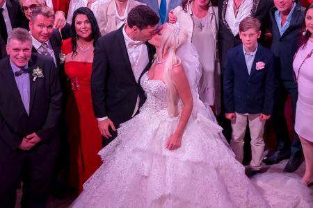 War alles nur fürs Fernsehen? Daniela Katzenberger bei der Hochzeit mit Lucas Cordalis