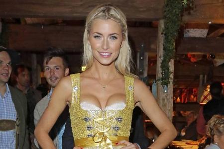 Lena Gercke ist immer ein Hingucker - Push-up zum Dirndl statt Bluse ist aber dennoch ein No-Go