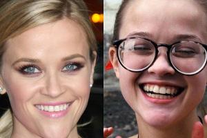 Reese Witherspoon trug als Teenie eine große Brille - doch das strahlende Lächeln ist ihr geblieben