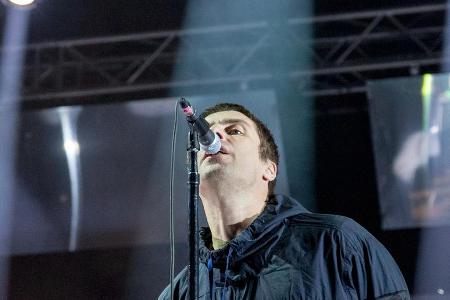 Liam Gallagher bei einem Auftritt im serbischen Novi Sad
