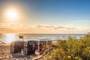 Atemberaubende Sonnenaufgänge lassen sich auf Sylt beobachten
