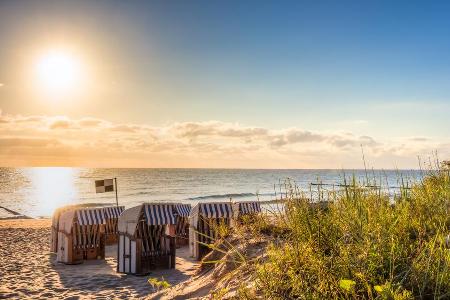 Atemberaubende Sonnenaufgänge lassen sich auf Sylt beobachten